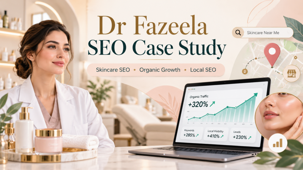 Dr. Fazeela SEO Case Study: Organic Traffic and Local SEO